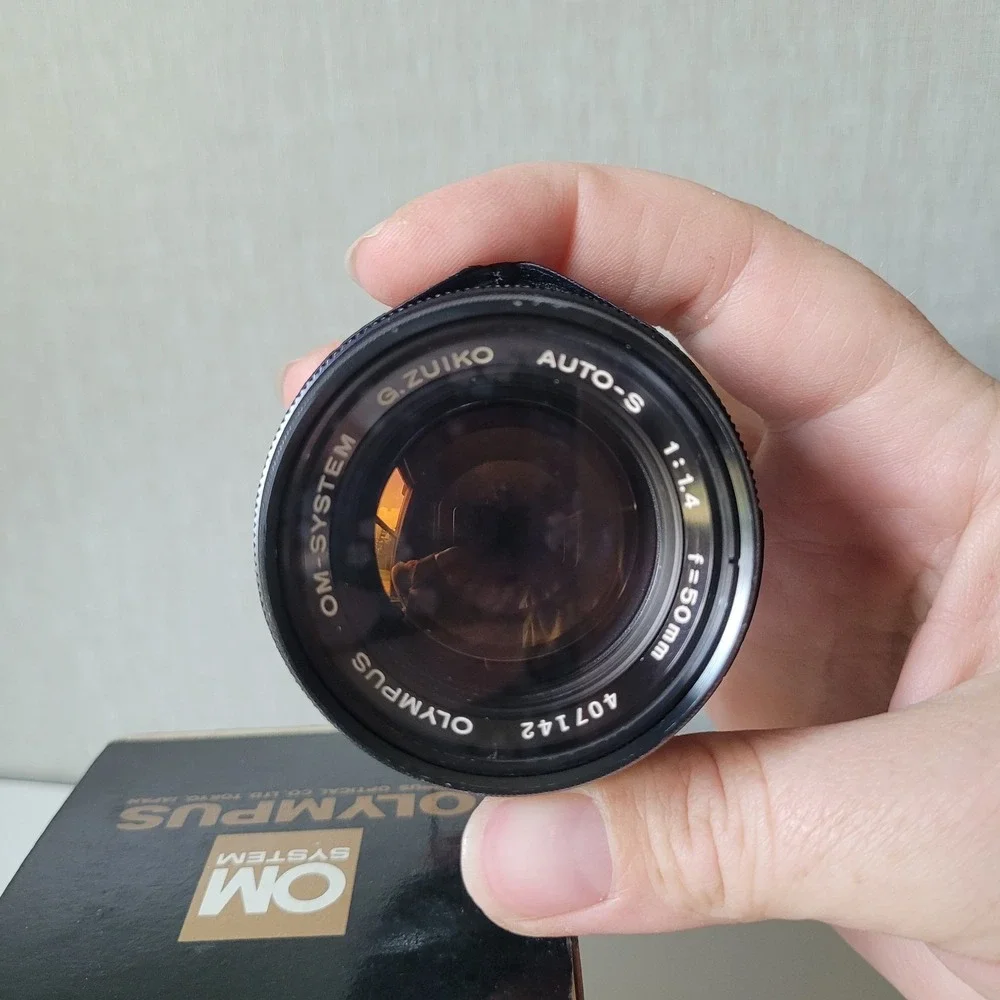 Vintage Olympus G.Zuiko Auto-S 50mm f/1.4 Lens OM Mount - Boxed w/ Vivitar...